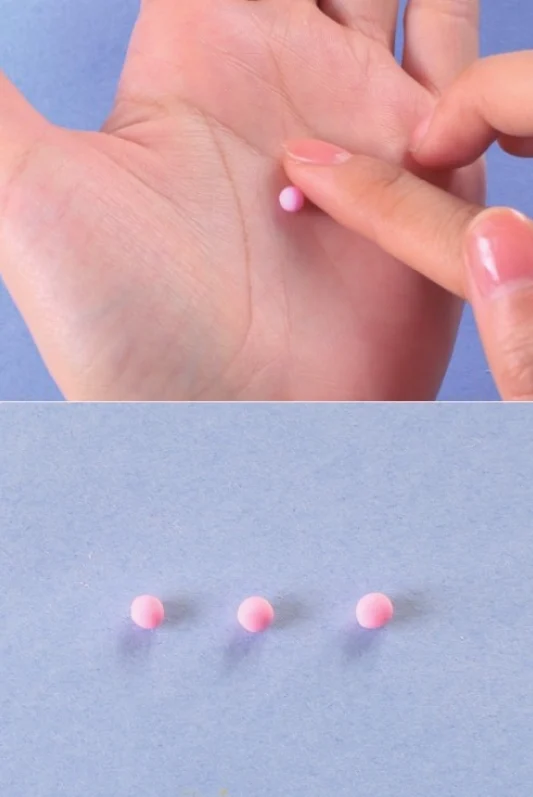 pink air dry clay