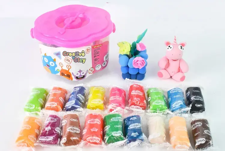 Air dry clay lasts longer when kept in a container