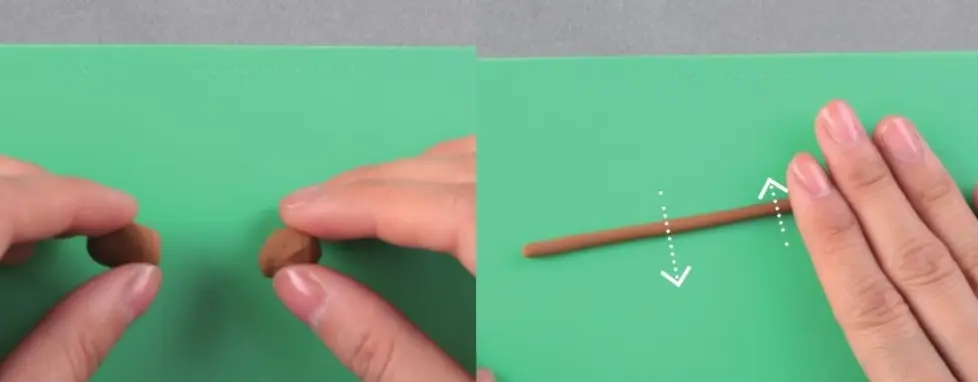 Roll out thin strips