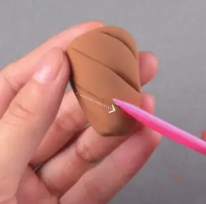 Continue to cut diagonally