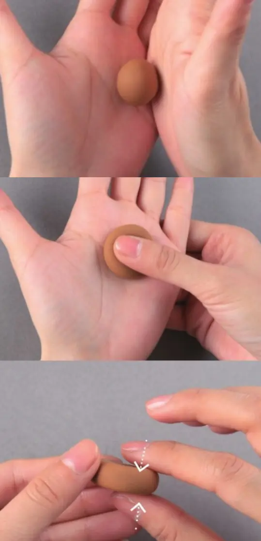 squeeze air dry clay