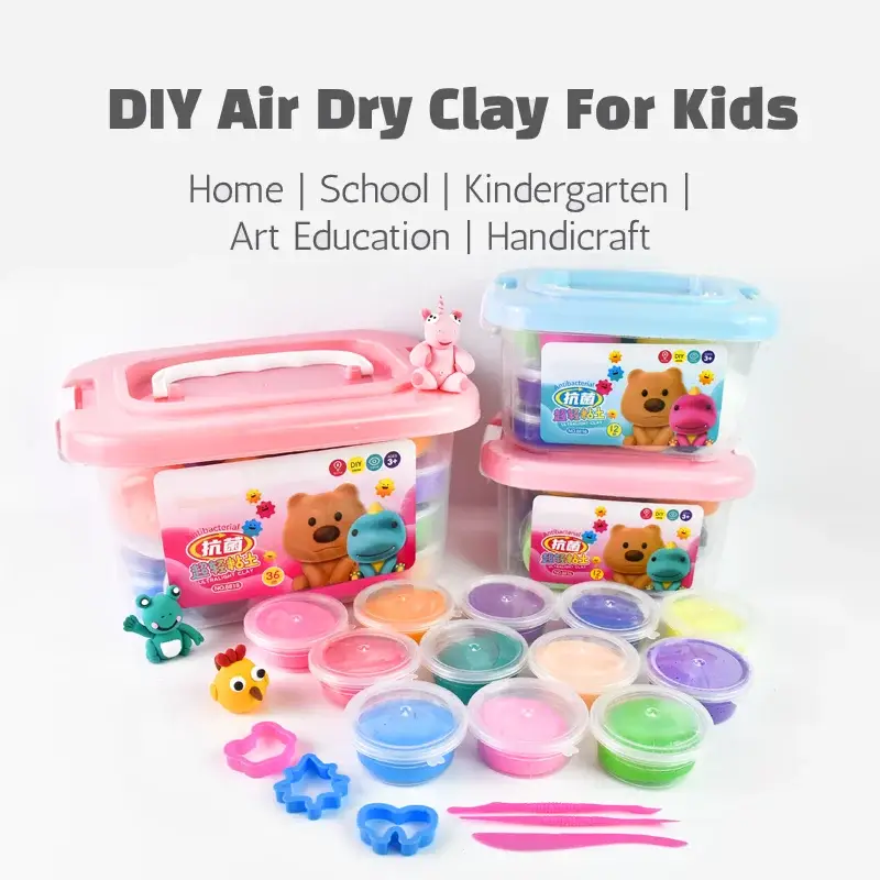air dry clay toy sets