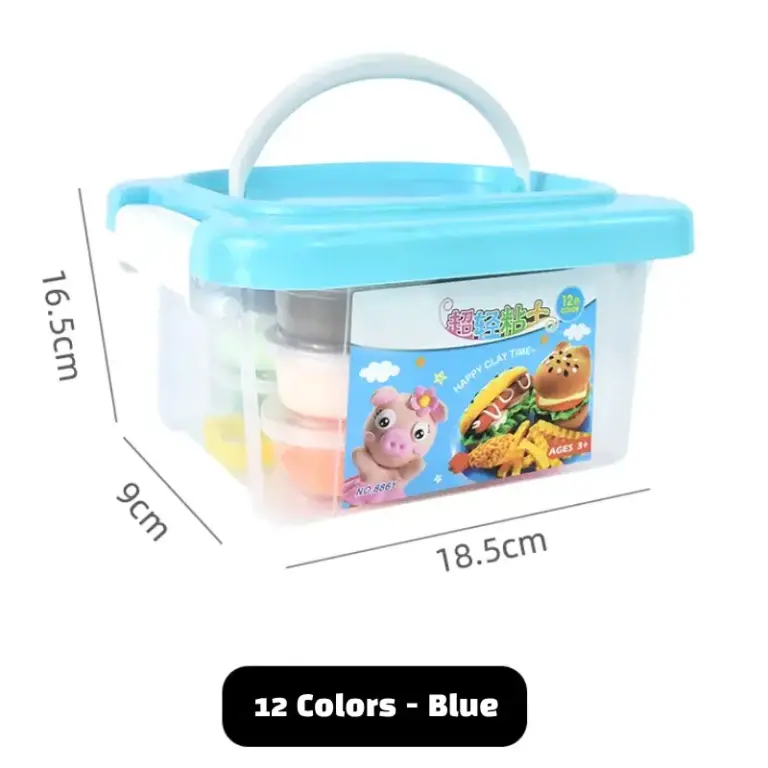 air dry clay 12 colors super light