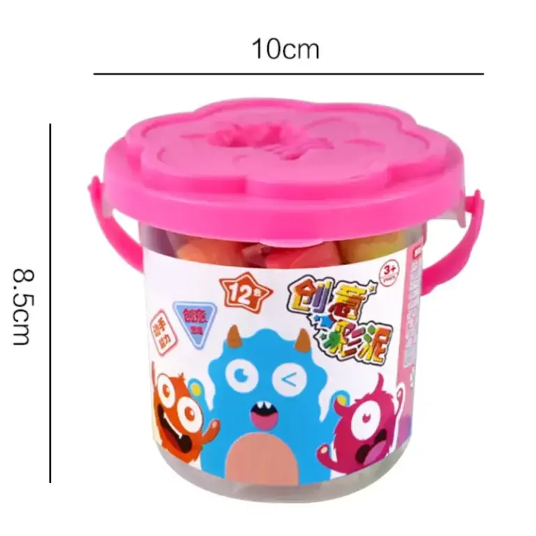 12 colors DIY play dough toy kits