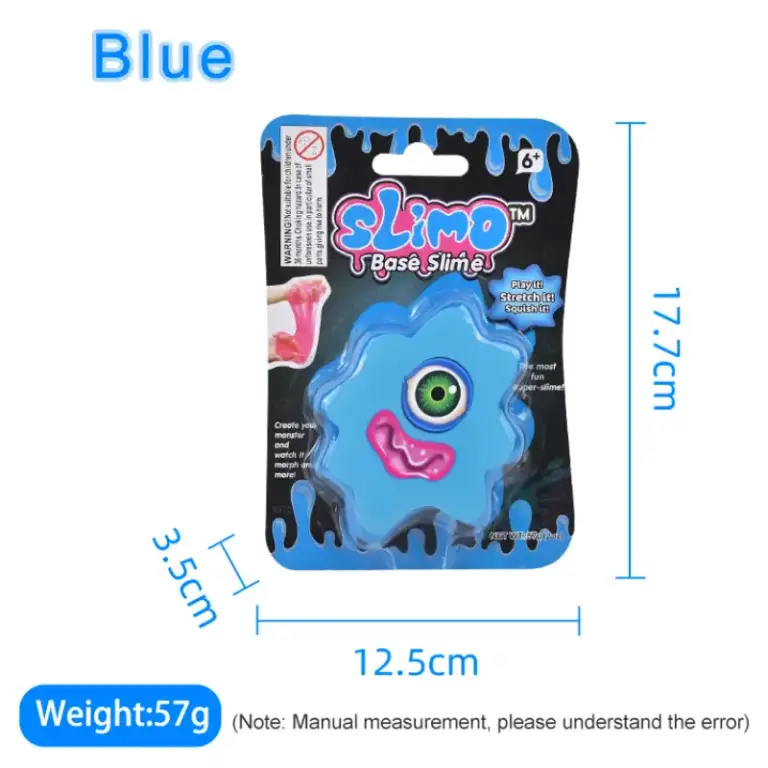 slime toy blue