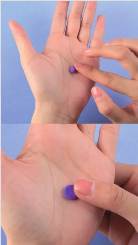 purple air dry clay