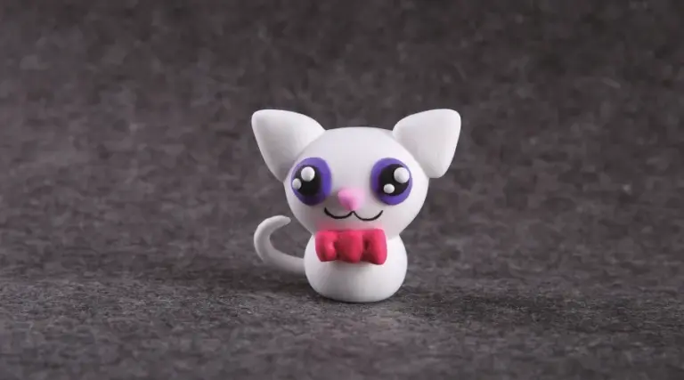 how to make a clay cat