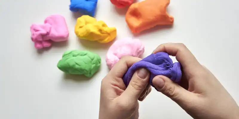 colorful playdough for kids