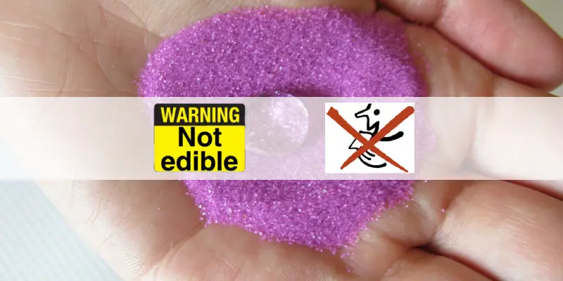 Hydrophobic Sand Not Edible