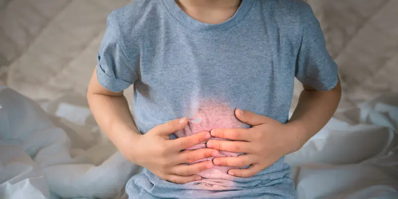 stomachache kid