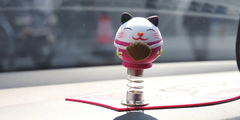 Lucky Cat Air Dry Clay Craft