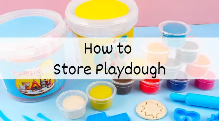 how to store playdough