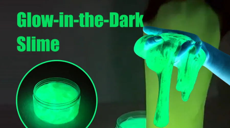 glow in the dark slime green for sleepover