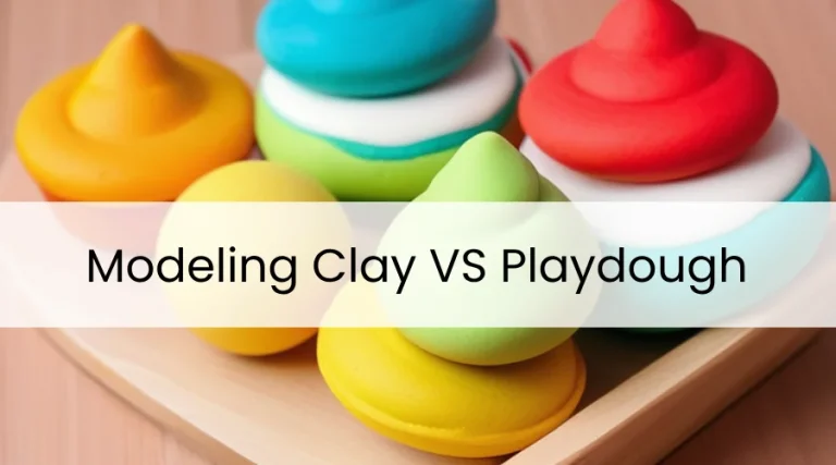 modeling clay vs playdough - best for little artists