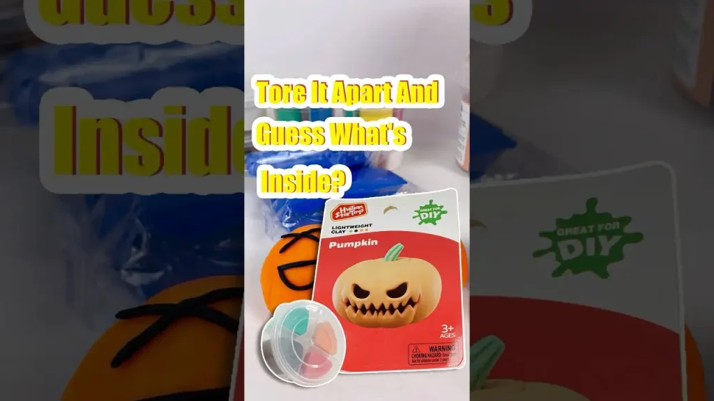 video 4 color air dry clay set for kids let's guess what inside