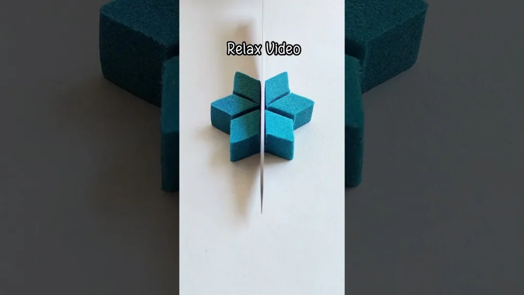 kinetic sand asmr video