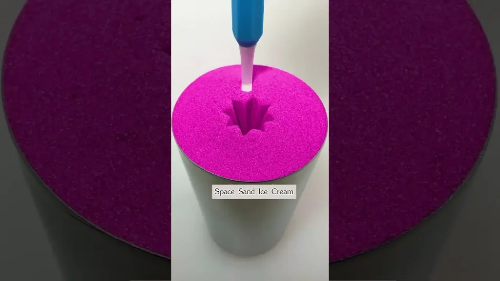 light kinetic sand like ice cream