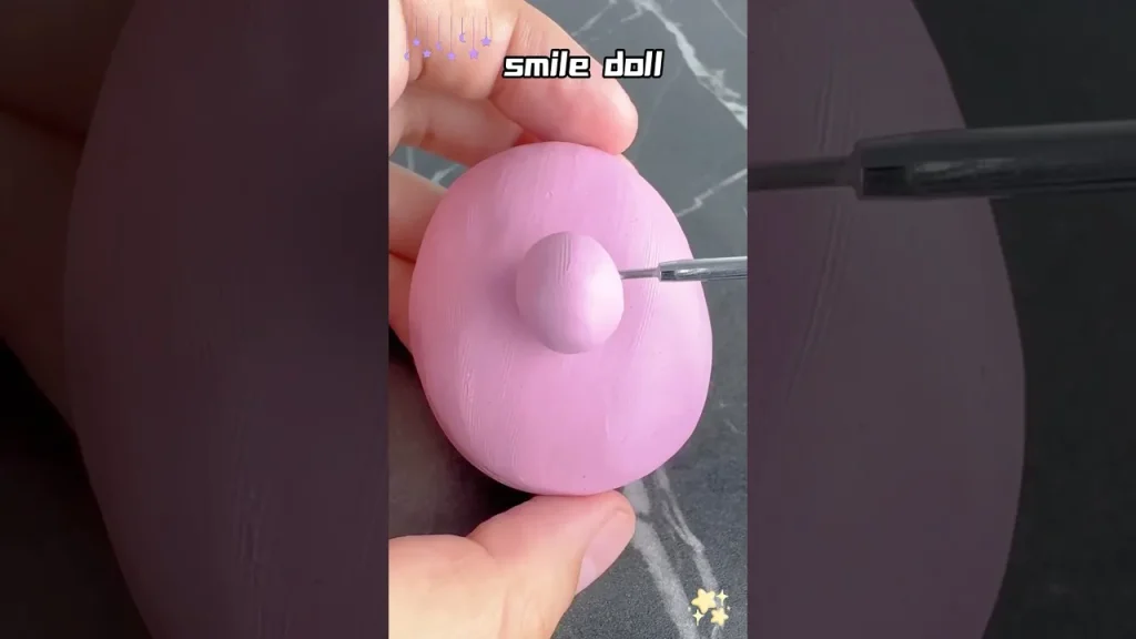 smile face modeling clay project