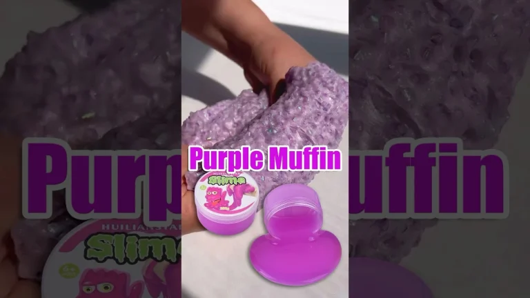 purple fluffy slime