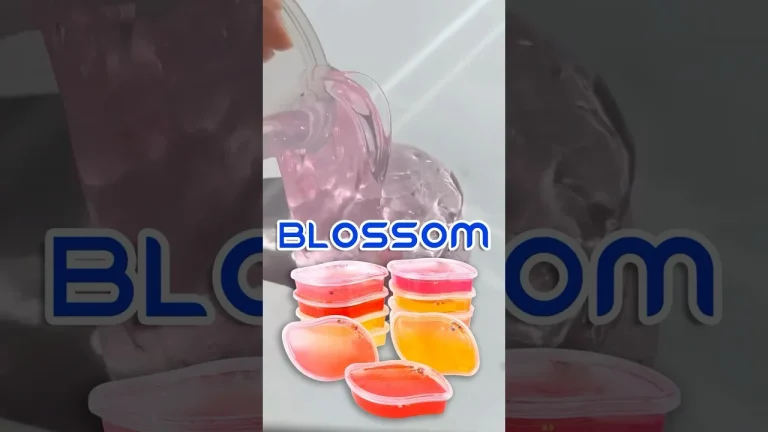 jelly clear slime toy