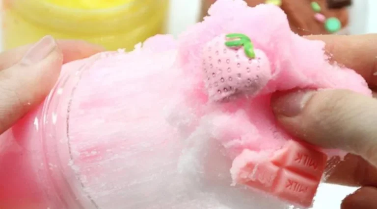 cloud slime pink